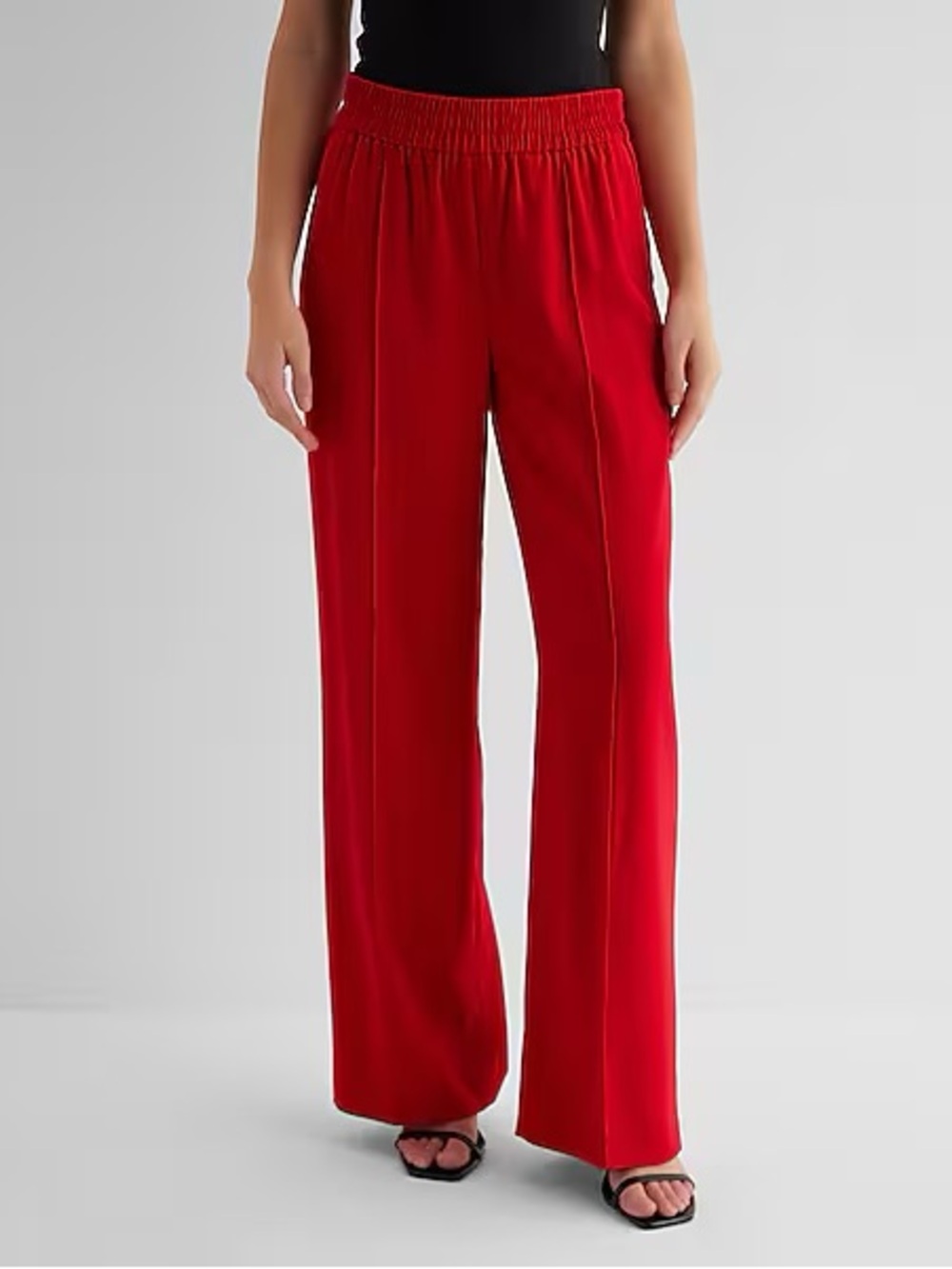 Express High Waisted Seamed Pull On Pant